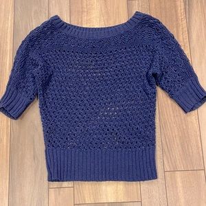 White House Black Market mesh sweater